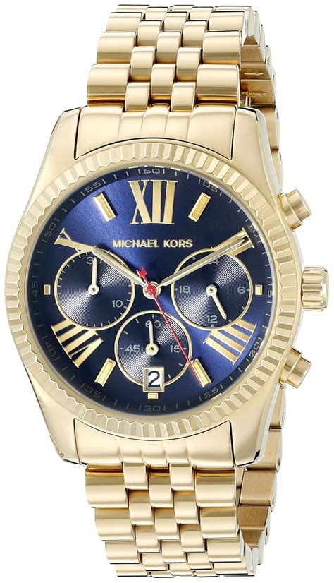 michael kors gold lexington watch mk6206|Women's Michael Kors Lexington Chronograph Watch MK6206.